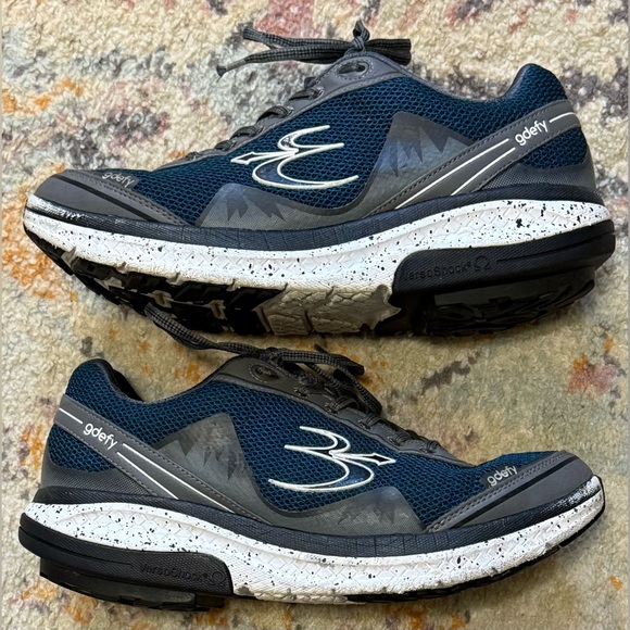 Gravity Defyer Gdefy Mighty Walk Mens Size 10.5 Blue Gray Running Shoes Sneakers - Picture 2 of 8